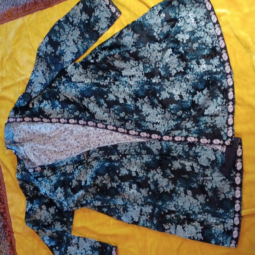 Brocade gown, vintage hand made, M
